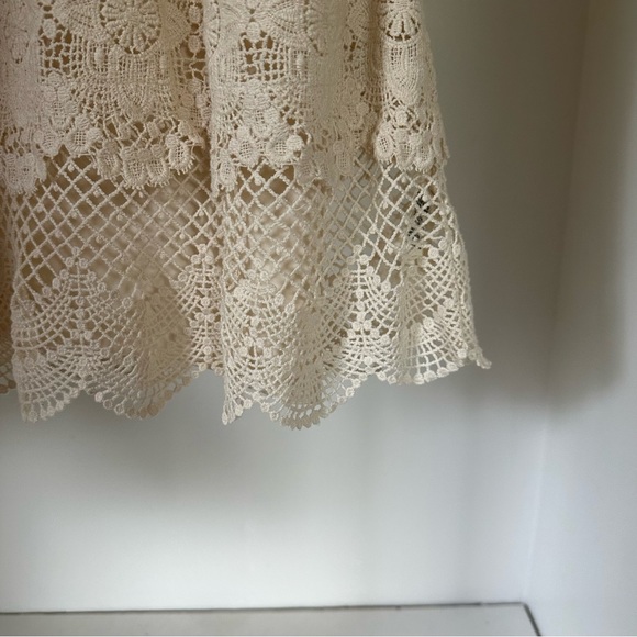 American eagle crochet tiered slip dress size medium - Picture 3 of 5